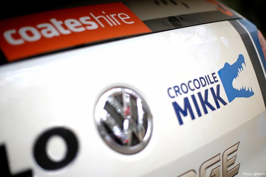 今回のマシンのリヤには　Crocodile MIKK 	という絵が貼られた。オーストラリアではワニも多いからね！
