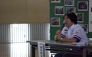 母校・群馬大学の文化祭で新井敏弘選手が講演