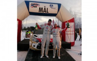 WRCスウェーデンを控えたオストベルグ、ノルウェーのスノーラリーで優勝