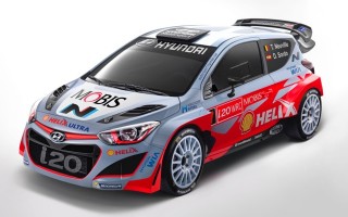 ヒュンダイ、2015年型i20 WRCのカラーリングを発表