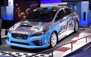 NYオートショーにWRX STIの2015年版ラリークロスマシンが登場