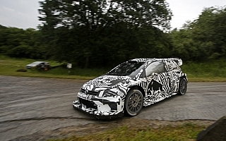 フォルクスワーゲン、2017年型ポロR WRCのゼブラ柄テスト車画像を公開