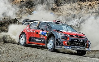 WRCメキシコ：3日目を終え、シトロエンのミークが総合首位をキープ