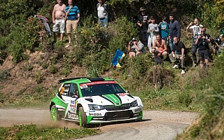 WRCフランス：WRC2はミケルセンがトップ