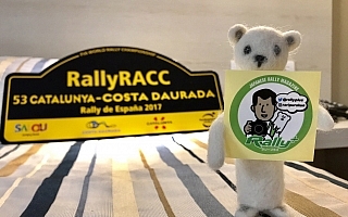 ステッカーできちゃいました！ ニャオキのホゲホゲWRC@スペイン日記その1