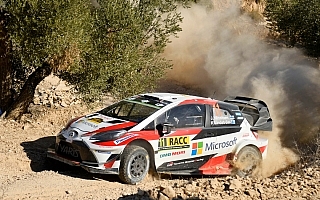 WRCスペイン：初日は厳しい戦いとなったトヨタ勢、ハンニネンが総合8位