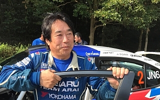 全日本ラリー新城：SS4を終えて新井がトップ