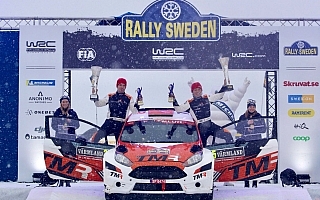 WRCスウェーデン：勝田貴元がティデマンドを抑えWRC2初優勝