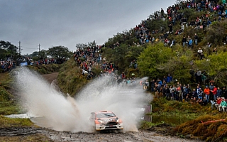 勝田貴元、初出場のアルゼンチンでWRC2部門5位フィニッシュ。一時はリードも