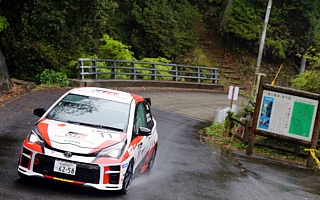 全日本ラリー唐津：KYB製ダンパーを新たに装着したTGR Vitz GRMN Rallyが今季3勝目