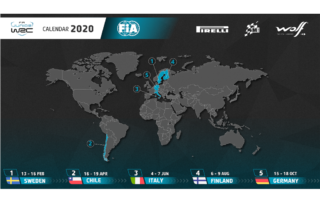 2020年のJWRCカレンダーが発表、チリほか全5戦
