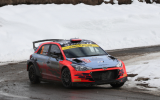 WRC2部門参入のヒュンダイ、初戦はグリアジンがポディウムフィニッシュ