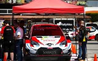 WRCメキシコ：シェイクダウンはトヨタのエバンスがトップタイム