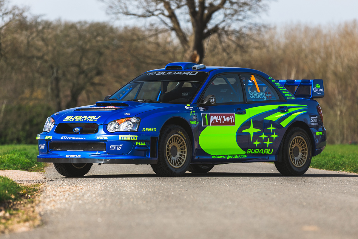 2004年ラリージャパン優勝車のインプレッサWRC2004がオークション出品 ...