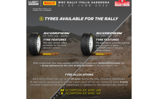 WRCサルディニア：ピレリ、酷暑の母国ラリーにスコーピオンのグラベルタイヤを供給