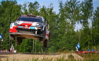 WRCエストニア：競技2日目を終え、トヨタのカッレ・ロバンペラが首位。勝田は7番手