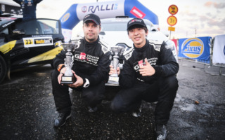 TOYOTA GAZOO Racing WRCチャレンジプログラム2期生の欧州3戦目、ラリー・ミッケリで大竹がクラス3位で表彰台獲得
