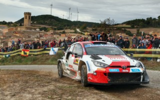 WRCスペイン：競技2日目を終え、オジエが2番手以下を引き離し首位をキープ。勝田は8番手に