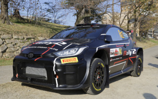 WRCジャパン：トヨタ、岡崎スーパーSSでラリー2プロトタイプを世界初披露