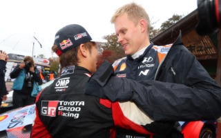 WRCジャパン：2位フィニッシュのオィット・タナック、第一声は勝田貴元への祝福
