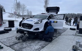 ラリー1車両でエストニアのスノーラリーに参戦したタナックが総合優勝