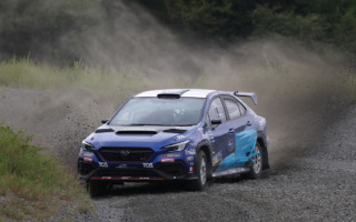 新井敏弘がラリー北海道に向けてスバルWRX S4をテスト