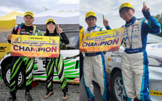 ダンロップタイヤ装着車、全日本ラリー選手権3クラスでシリーズチャンピオンを獲得