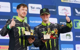 フォーラムエイト、WRCサファリの「FORUM8 WRC2 Most Stage Wins Award」はオリバー・ソルベルグ/エリオット・エドモンドソン組が2戦連続受賞