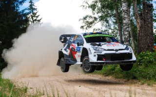 WRCエストニア：トヨタはオリバー・ソルベルグがリードを広げての首位で最終日へ
