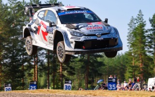 WRCフィンランド：シェイクダウンはトヨタの勝田貴元がトップタイムをマーク