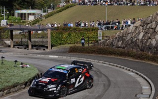 WRCジャパン:シェイクダウンはトヨタのエバンスがトップ、勝田貴元は0.6秒差の2番手につける